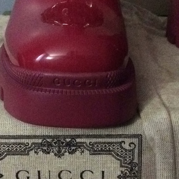 AUTHENTIC GUCCI RAIN BOOTS BRAND NEW SZ 7 W/BOX - Picture 2 of 6